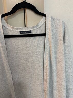Brandy Melville Heather Gray Open Button Cardigan